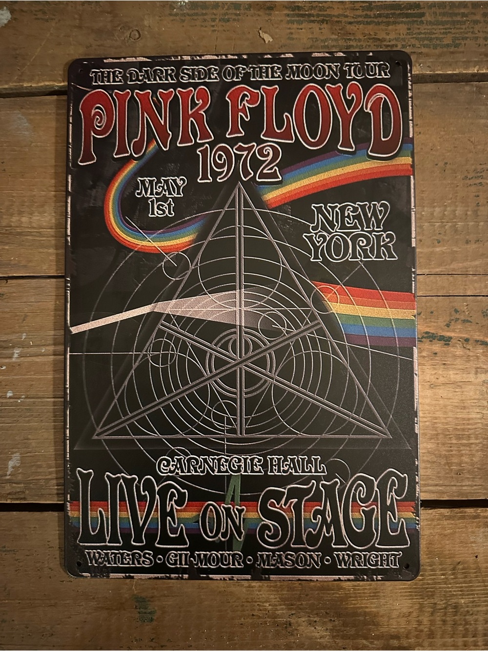⭐️ Pink Floyd Tin Sign